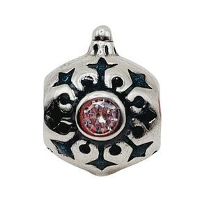 Chamilia Swarovski Ltd Edition Snowflake Ornament Charm 2009 925 Sterling Silver